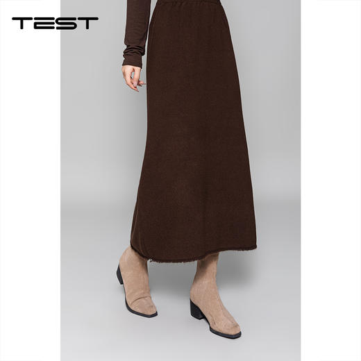 冬上新简约大气轻松优雅气质半身裙3254003 商品图0