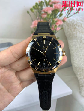 欧米茄 VS第五代星座系列 曼哈顿星座 黄金黑 男士腕表 丹东8900一体机