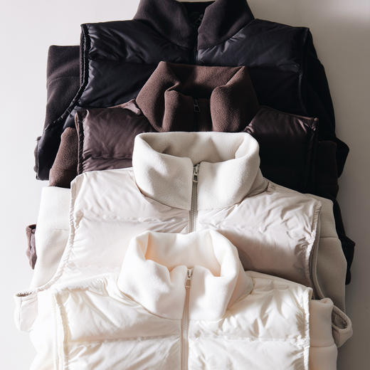 下单3-5天发货！SPLELED 轻绒小马甲 匈牙利白鸭绒 90%绒子含量，保暖不臃肿；四色可选，百搭好看 商品图13