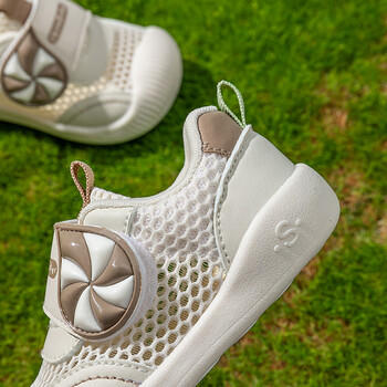 托姆贝克学步鞋男宝宝凉鞋夏季网面婴儿鞋子软底机能女童鞋1一3岁 粉色17 商品图1