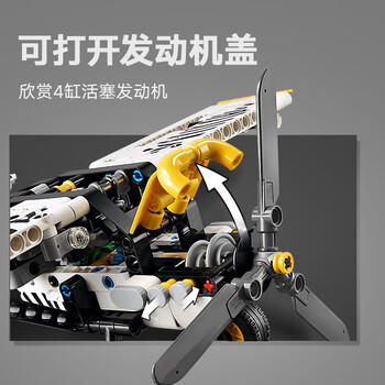 乐高（LEGO）积木机械组系列42198 丛林飞机男孩儿童玩具生日礼物摆件 商品图2