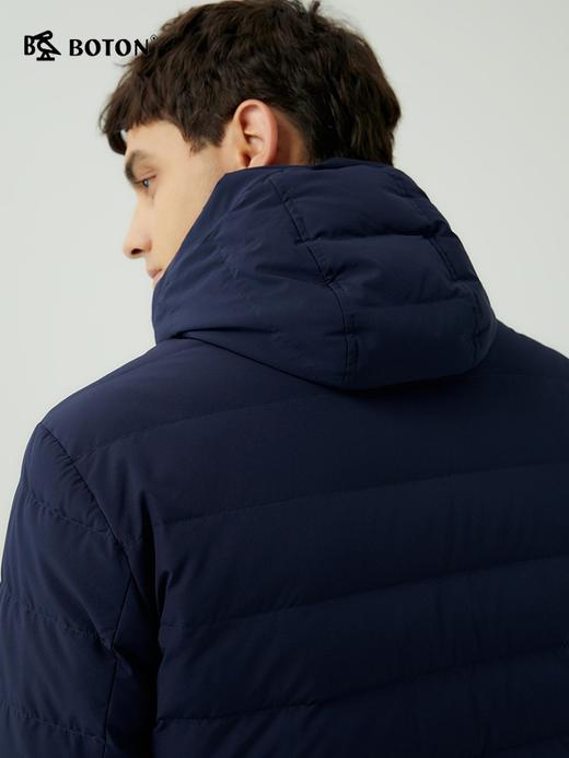 波顿男士秋冬季休闲防风保暖连帽白鸭绒羽绒服MC821523 商品图4