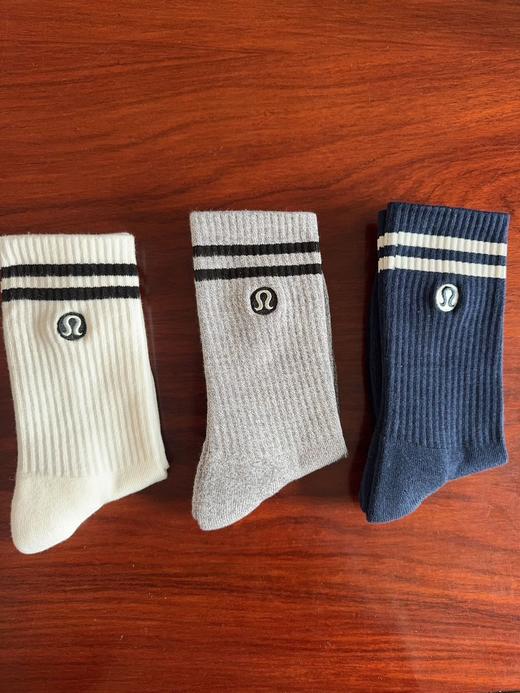 纯色lulu三双装毛巾底运动减震毛巾底 商品图6