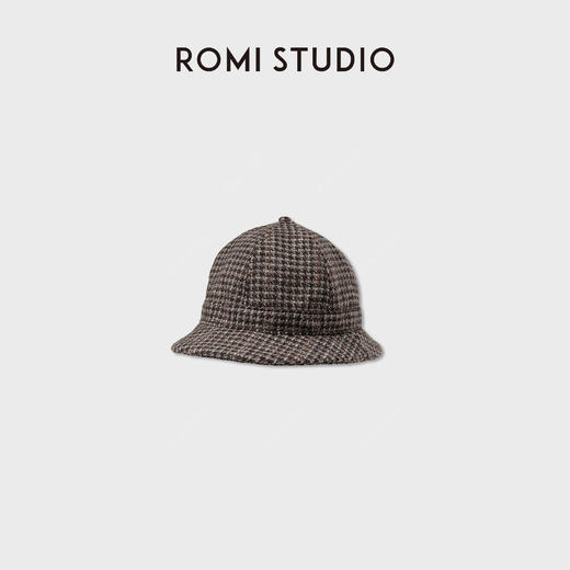 ROMI STUDIO“复古英伦”100%羊毛硬挺圆顶侦探渔夫帽 RWCWP36701 商品图1