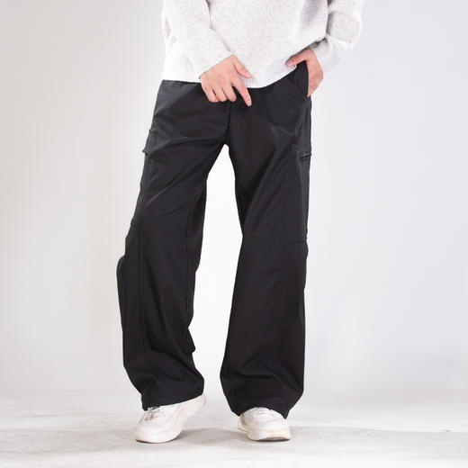 DRONKOO 2025 半松紧腰左拉链右袋盖复合中厚工装长裤 商品图1