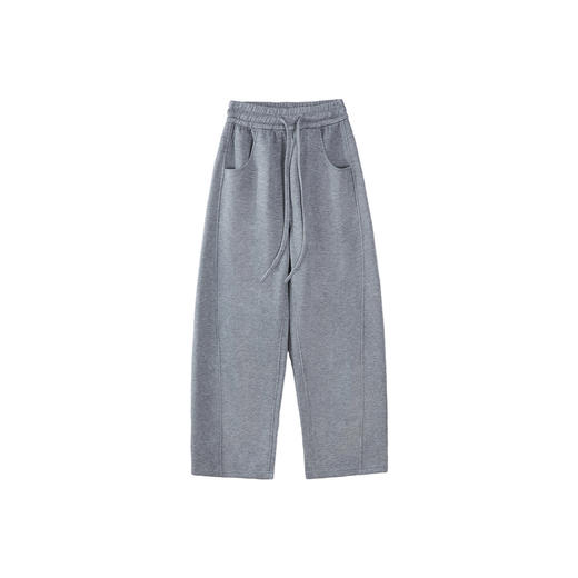 【春秋新款慵懒风阔腿裤】女高腰垂感弯刀裤宽松显瘦拖地休闲裤女 商品图4