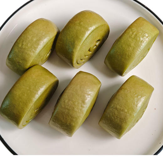 【食养健康❗️清香艾草小馒头】甄选品质原料制作，天然生长艾草，整个馒头弥漫着大自然的清香，口感松软有韧劲，现做现发新鲜直达，营养粗粮加热即食面点L 商品图4