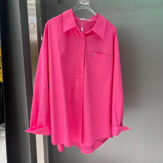 NC翻领单口袋长袖衬衫50629（红）秋季953011890321 商品图0