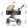 ANGI BABY婴儿推车可坐可躺婴儿车轻便折叠高景观遛娃神器双向避震手推车 商品缩略图1