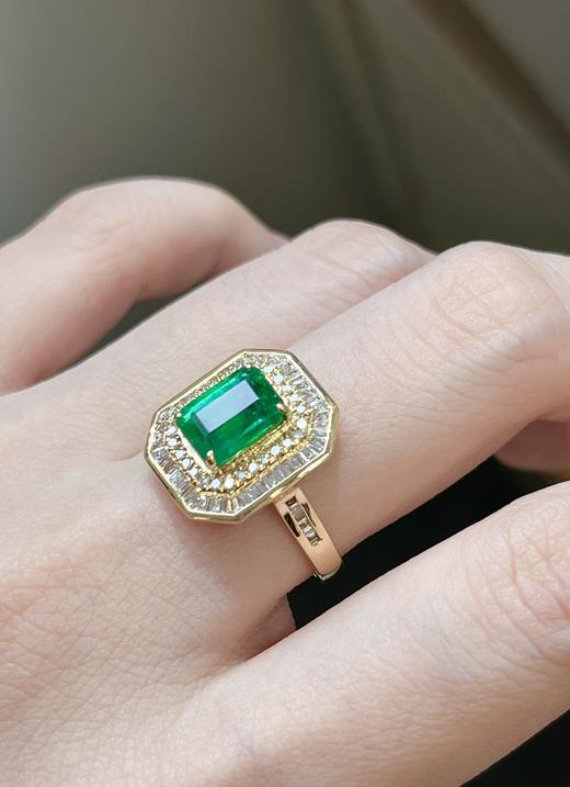 2ct刻面祖母绿戒指 商品图6