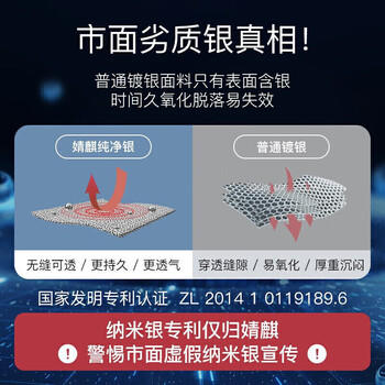 婧麒（JOYNCLEON）防辐射服孕妇装内穿银纤维上班吊带 四季款 银灰色 4XL 商品图3