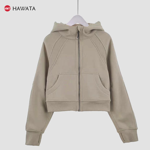哈瓦塔（短款）加绒带帽保暖外套 H340121 商品图9
