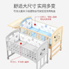 ANGI BABY婴儿床实木无漆多功能带尿布台新生儿bb可移动摇床加长儿童床 商品缩略图4
