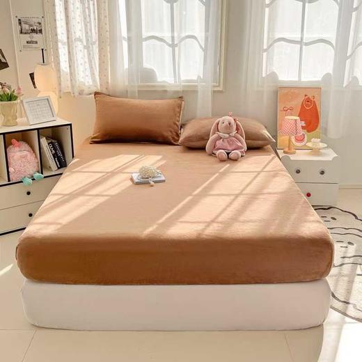 山M同款（买一送一）全尚天鹅牛奶绒床笠，云端触感！加厚360度床笠！八色可选！ 商品图6