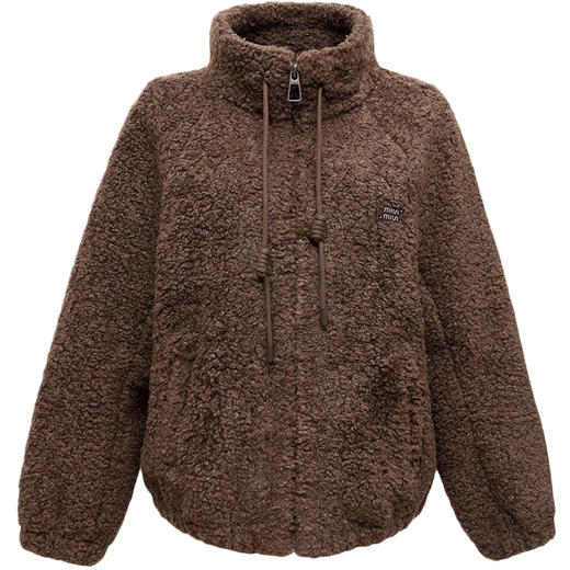 QYMXQD-79C2551-Y 时尚皮毛一体外套2025年秋冬季新款羊羔绒外套时尚保暖洋气上衣 商品图4