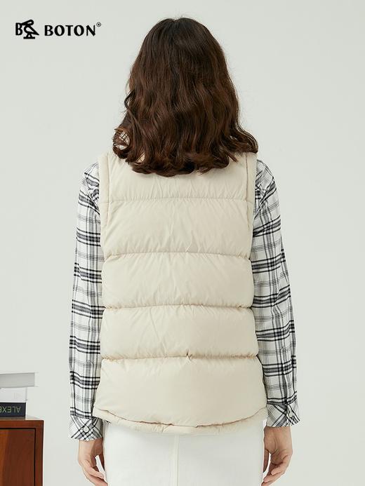 波顿女士秋冬保暖 羽绒马甲 轻暖不臃肿 宽松立领款LC739523 商品图1