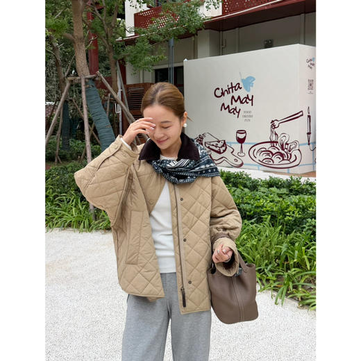 2510404   max 菱格棉服 日本塔夫绸 商品图6