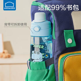 乐扣乐扣儿童水杯6-12岁夏季吸管杯小学生上学专用喝水杯子女生运动水壶