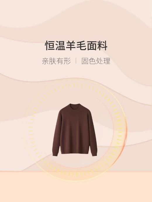 【限时破价 100%精纺羊毛】乔沃可机洗空气层羊毛衫 贴身不扎软糯亲肤 质感高级修饰身形多色可选 商品图8