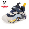 巴布豆童鞋秋季儿童运动鞋软底男童机能学步鞋102343126藏青蓝/米28 商品缩略图1