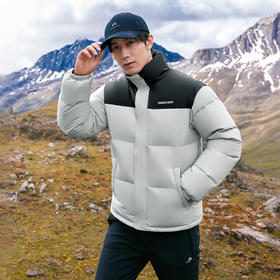 【299秒杀男士厚款充绒高达246g】 拓路者羽绒服冬季新款90绒立领面包服防风加厚保暖羽绒外套