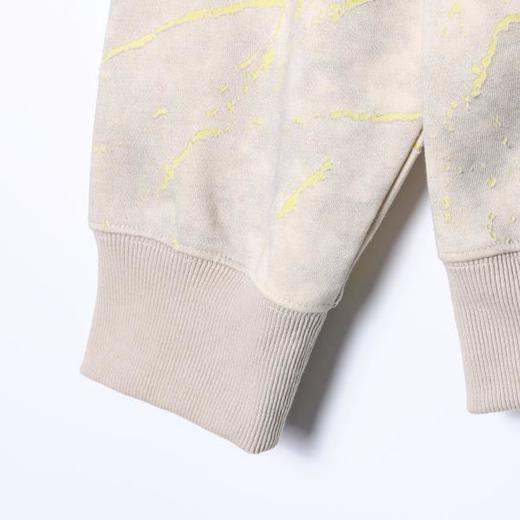 WY1174SDSA男士秋冬新款痞帅男装潮牌扎染割破抽绳连帽卫衣百搭时尚上衣 商品图4