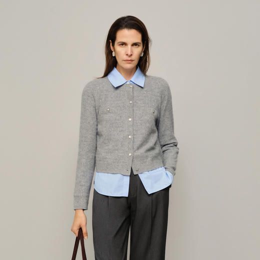 【商场同款】麦檬冬毛衫开衫5FA133361 商品图0