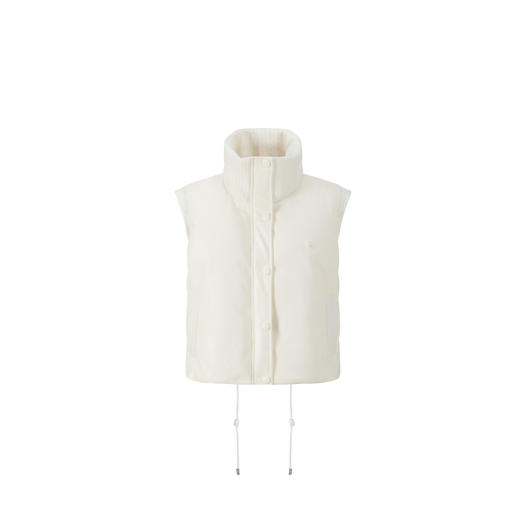 Herlian2025冬季腰部抽绳设计高领羽绒马甲 商品图4