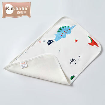 喜亲宝新生儿隔尿垫夏季婴儿可洗防水防漏尿垫透气（45*30*2条）小黄鸭 商品图5