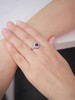0.64ct刻面蓝宝石戒指 商品缩略图3