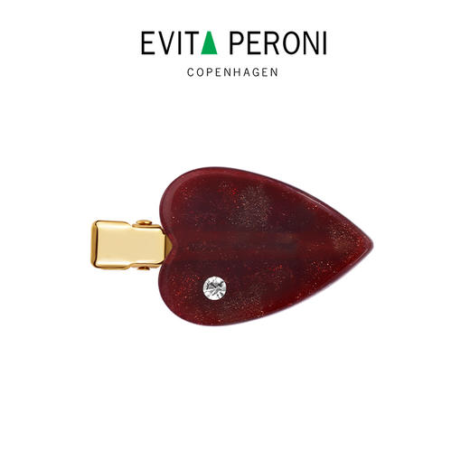 品牌直发 EVITA PERONI “幸运卡牌”系列鹤嘴夹/红心流沙红/ 方块流沙红/黑桃优雅黑 商品图8