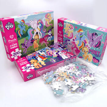小马宝莉周边正版进阶拼图300粒-美好相伴儿童益智早教玩具生日马年礼物 商品图4