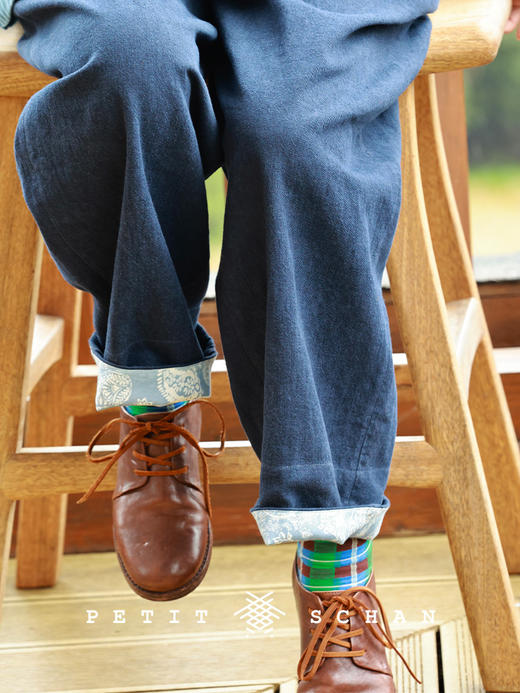 PETIT SCHAN小闪 SHO#004 Wander far and wide 走四方 意大利进口复古水洗植鞣马皮系带皮鞋 商品图3