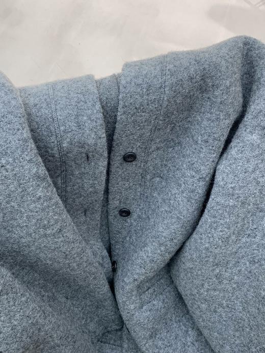 【高品质私服】【JN绵羊毛呢大衣外套】直身版型宽松有度，极简V领的廓形感大衣G1573-CC【无标出货 介意慎拍】 商品图10