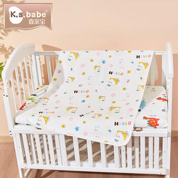 喜亲宝婴儿尿垫宝宝夏季隔尿垫可机洗防水不漏尿A类姨妈垫80*60小黄鸭 商品图5