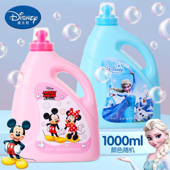 迪士尼（Disney）泡泡液1000ml泡泡水儿童泡泡机泡泡枪补充液单瓶装 儿童节日礼物 商品图0