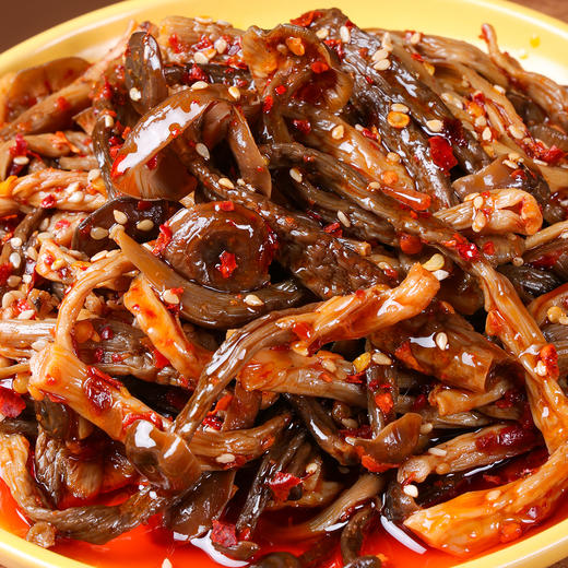 【5袋更超值❗️山椒/香辣味鹿茸菇】山林野趣的风味，甄选品质原料制作，香辣鲜脆开袋即食，清鲜里藏着巧「越嚼越有咸鲜」开袋即食办公休闲小吃下饭菜L-d 商品图1