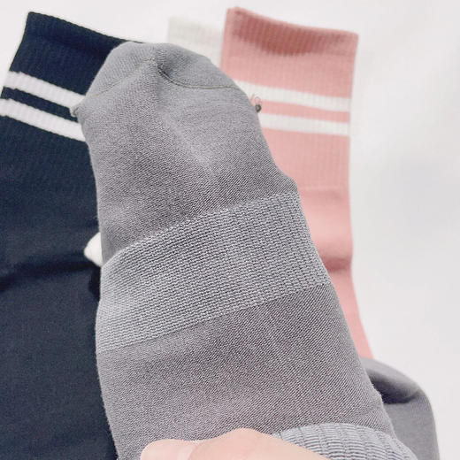 【任选2件立减20元】袜尖尖 四季款女士轻运动长袜 4双装 含棉量高穿着舒适；7A抗jun，莱卡氨纶弹性纤维，贴脚舒适 商品图11