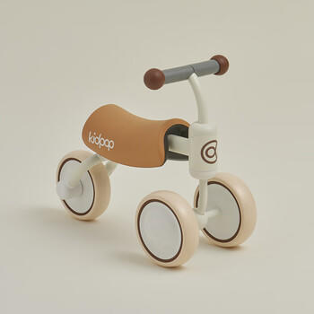 kidpop宝宝学步车儿童平衡车1-3岁儿童滑行车防O型腿防侧翻周岁礼物白色 商品图5