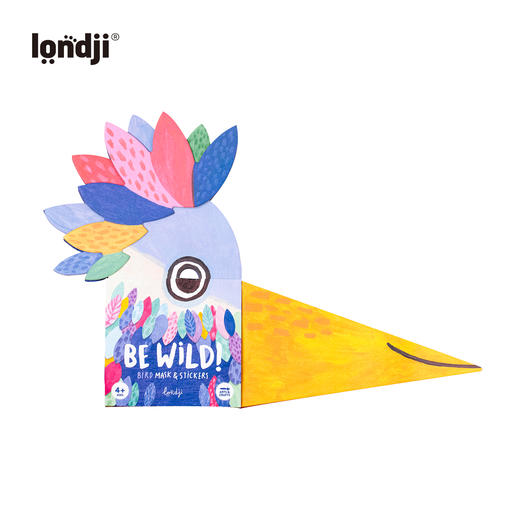 londji 狮子 创意面具 适合4岁+ 手工贴纸 派对装扮 西班牙品牌-AC023U 商品图4