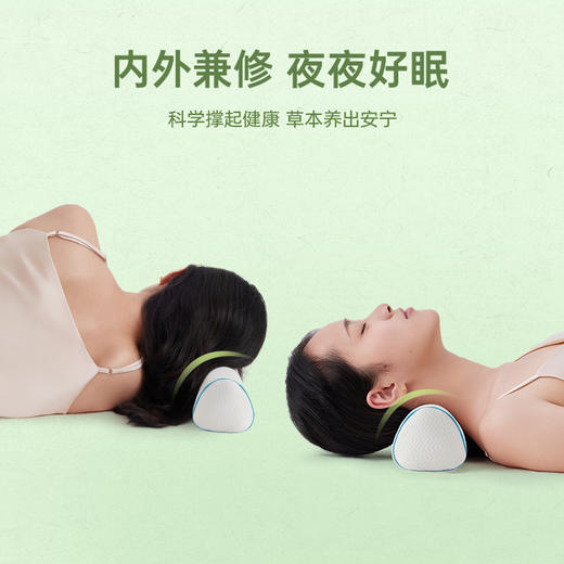 洁丽雅自在熊猫系列五味安眠枕柔软舒适头部宿舍家用学生 商品图1