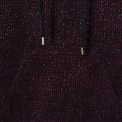 WY1172SDSA秋冬新款痞帅男装潮牌绒毛拉链立领连帽针织卫衣时尚套头上衣 商品图3