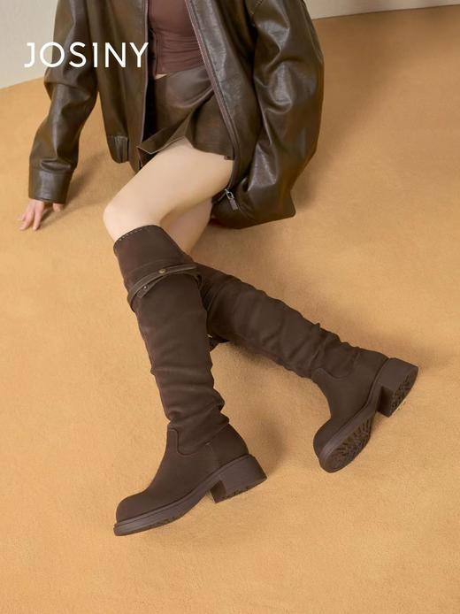 卓诗尼酷感堆堆靴 商品图0