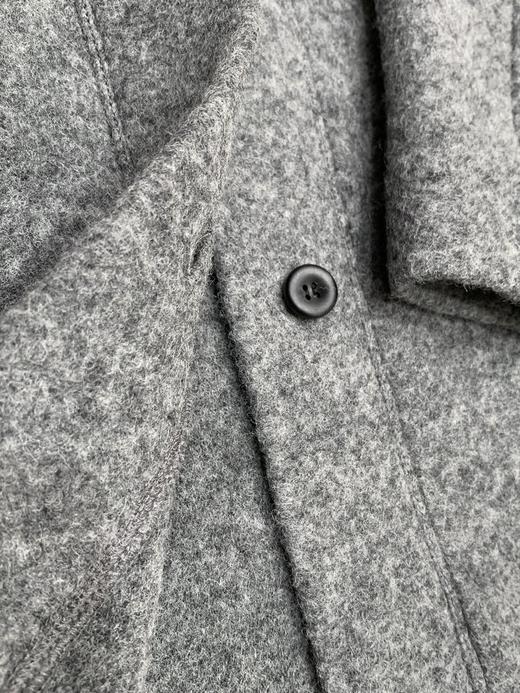 【高品质私服】【JN绵羊毛呢大衣外套】直身版型宽松有度，极简V领的廓形感大衣G1573-CC【无标出货 介意慎拍】 商品图12