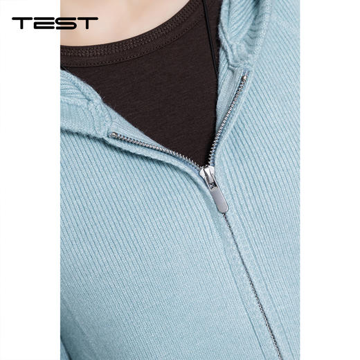 冬上新简约拉链连帽日常百搭利器针织开衫2254070 商品图2