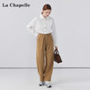会员福利【高克重/显瘦弯刀裤】拉夏贝尔/La Chapelle宽松阔腿百搭香蕉库高腰显瘦显腿直弯刀裤牛仔裤 商品缩略图1