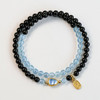 福运吉祥海蓝宝黑曜石手串5mm 商品缩略图4