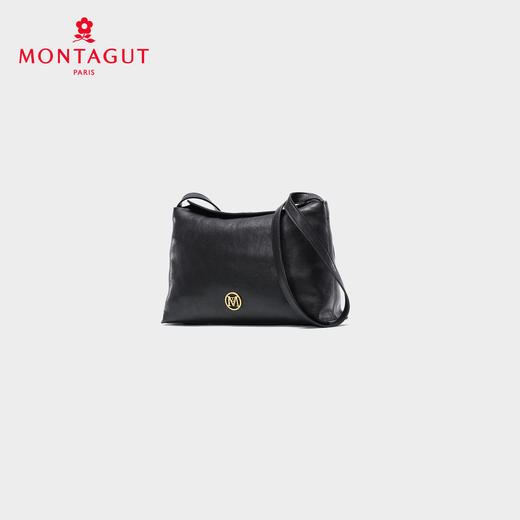 梦特娇女包女士时尚超纤腋下Hobo包百搭休闲单肩斜挎饺子包通勤包 商品图5