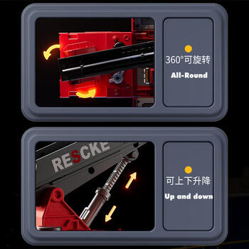 狂野骑士儿童玩具车男孩消防轨道车云梯工程车大号玩具车3-6岁生日礼物 商品图8