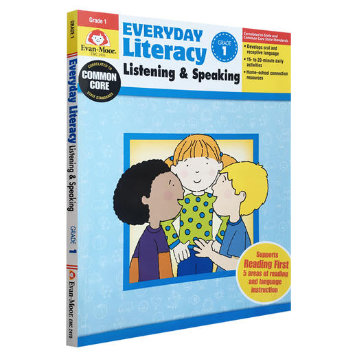 Evan-Moor Everyday Literacy Listening And Speaking 小学者的每日课堂系列 聆听与表达 幼儿园大班至一年级 商品图2